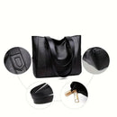 Bolso Tote Vintage XL para Trabajo