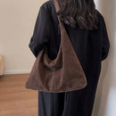Bolso Hobo de Gamuza Reversible