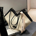 Bolso Tote Plisado Diamante con Cinta Canvas