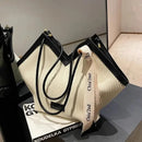 Bolso Tote Plisado Diamante con Cinta Canvas