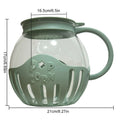 Popper de Palomitas para Microondas de Vidrio Borosilicato 2,25QT
