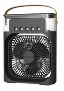 Mini Climatizador Portátil USB 3 en 1 (Ventilador + Humidificador + Luz)