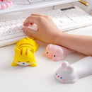 Apoya muñeca kawaii para escritorio, uso cómodo al teclear junto al teclado