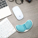 Apoya muñeca mouse memory foam antideslizante en escritorio, uso diario