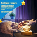 Bola de Cristal 3D Sistema Solar con Luz LED (6 cm)