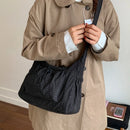 Bolso bandolera a cuadros para mujer en nailon liviano