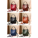 Bolso Bucket Croco con Detalle Dorado y Correa Larga