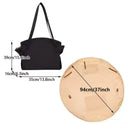 bolso organizador plegable impermeable de tela Oxford con medidas 39x16x35 cm y 94 cm