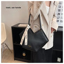 Bolso tote plisado mujer color negro forma diamante con cinta canvas Chia 2nd