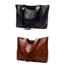 Bolso tote trabajo en dos colores negro y marrón vintage estilo profesional