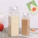 Botella tipo cartón de leche reutilizable 500ml y 1000ml para agua, leche y jugos