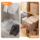 Caja Organizadora de Ropa Plegable para Placard (M/L/XL)
