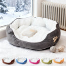 Cama plush sherpa para perro colores disponibles y tamaños 45x35 y 60x50