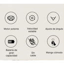 Cepillo Eléctrico Rotatorio Inalámbrico 7 en 1 (USB-C, 2000mAh)