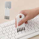 Cepillo flexible para limpiar ranuras en teclado, ideal para polvo entre teclas