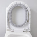 Cobertor acolchado para asiento de inodoro lavable con manija para retirar fácil