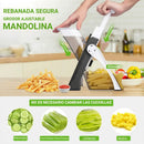 Cortador de Verduras 5 en 1 Ajustable (Mandoline Safe Slice)