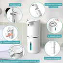 Dispensador Automático de Jabón Espumoso 380ml · Sensor Infrarrojo + USB-C