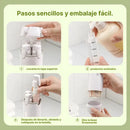 Dispensador de Viaje 4 en 1 con 4 Frasquitos Spray Recargables 30ml