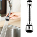 Extensor de grifo acero inoxidable giratorio para lavar sin salpicaduras