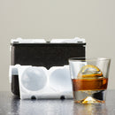 Forma de gelo 3D grande em drink com gelo esculpido formato bola