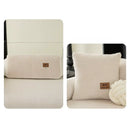Funda Sherpa Antideslizante · Combo Completo con Almohadones de Regalo
