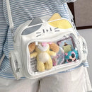 Ita bag usada como bandolera cruzada con estilo Y2K coreano japonés