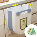 Kit - Cubo de basura plegable con bolsas de basura biodegradables (50 unidades)
