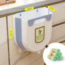 Kit - Cubo de basura plegable con bolsas de basura biodegradables (50 unidades)