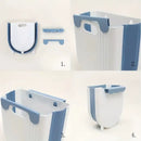 Kit - Cubo de basura plegable con bolsas de basura biodegradables (50 unidades)