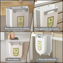 Kit - Cubo de basura plegable con bolsas de basura biodegradables (50 unidades)