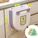 Kit - Cubo de basura plegable con bolsas de basura biodegradables (50 unidades)