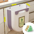 Kit - Cubo de basura plegable con bolsas de basura biodegradables (50 unidades)