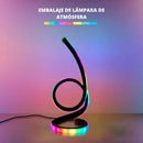 Lámpara de Mesa RGB Espiral de Luz Ambiente