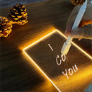 Lámpara Nocturna Pizarra Acrílica LED USB Borrable