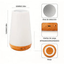 Lámpara Nocturna RGB Recargable USB con Touch y Control Remoto