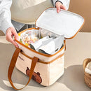 Lonchera con capacidad amplia para vianda snacks y botella