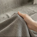 Manta Cubre Sofá Jacquard Espiga Blanca con Flecos (Chenille)