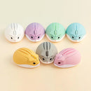 Mouse inalámbrico hamster 2.4G en colores, diseño cute para setup