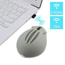 Mouse inalámbrico hamster 2.4G con receptor USB, plug and play y alcance 10 m