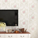 Papel tapiz floral autoadhesivo 3D 53cm: despegar y pegar, aplicación guiada
