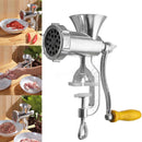 Picadora de carne manual de aleación de aluminio usando la manija para moler
