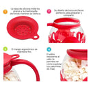 Popper de Palomitas para Microondas de Vidrio Borosilicato 2,25QT