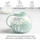 Popper de Palomitas para Microondas de Vidrio Borosilicato 2,25QT