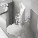 Porta cepillo de dientes de pared adhesivo, organiza cepillo y pasta en el lavatorio