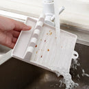 Detalle de las ranuras antigoteo del porta cuchara para cocina fácil de limpiar