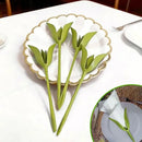 Porta Servilletas con Forma de Flor y Tallo · Set Decorativo para Mesa
