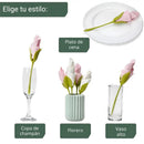 Porta Servilletas con Forma de Flor y Tallo · Set Decorativo para Mesa