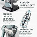 Rallador Rotatorio Manual 3 en 1 (Cuchillas de Acero Inoxidable)