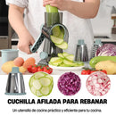 Rallador Rotatorio Manual 3 en 1 (Cuchillas de Acero Inoxidable)